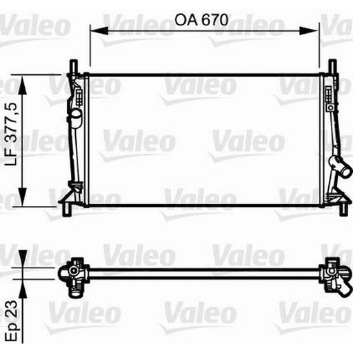 Valeo Engine Radiator 734320