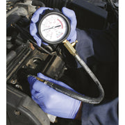 Sealey Petrol Engine Compression Tester Deluxe Kit 6pc VSE300D Sealey - Dynamic Drive
