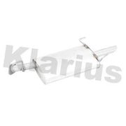 Klarius Box With Tail Pipe Rear fits Opel Vectra B 1995-2003 1.6 1.8 2.0