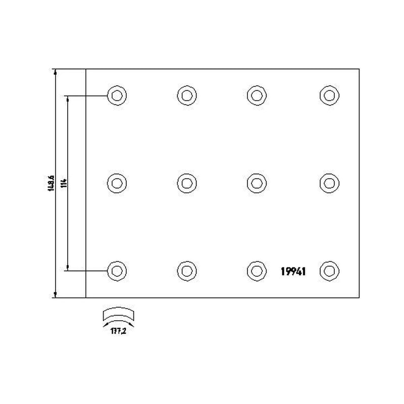 Textar Textar Cv Brake Lining Set 1994102