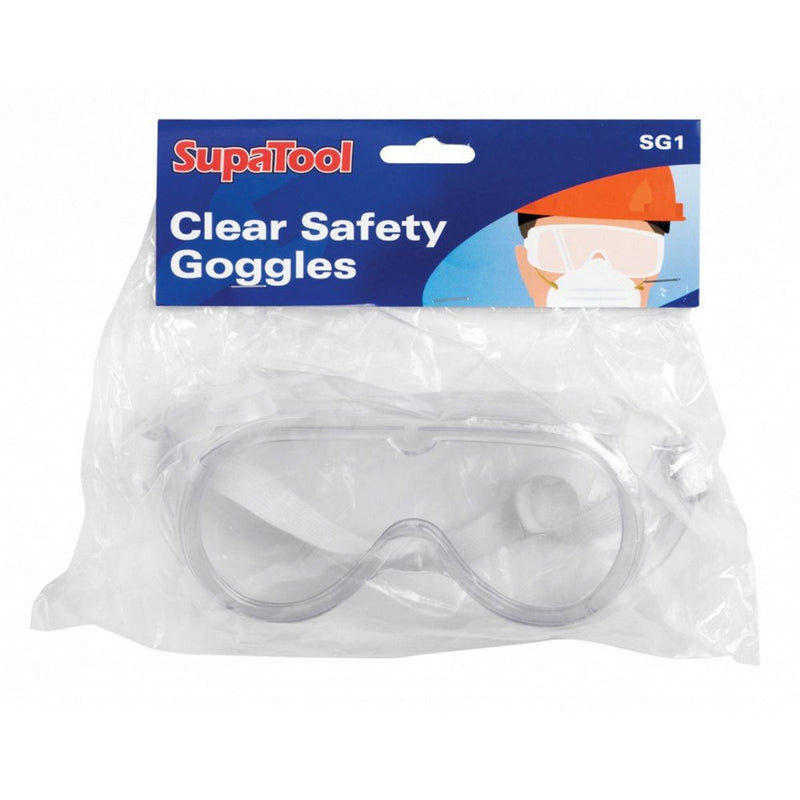 Clear Safety Goggles: Protective Eyewear for Industrial Use (364566) Nova - Dynamic Drive