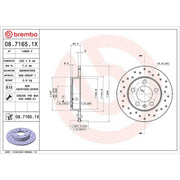 Brembo Xtra Front / & Rear / Brake Discs & Pads fits Audi A1 2010-2015