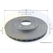 Comline Front Brake Discs & Pads fits Mercedes-Benz Gla-Class 2013-2019
