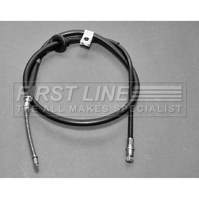 First Line Handbrake Cable Right Rear fits Hyundai Pony 1989-1995 1.3 1.5