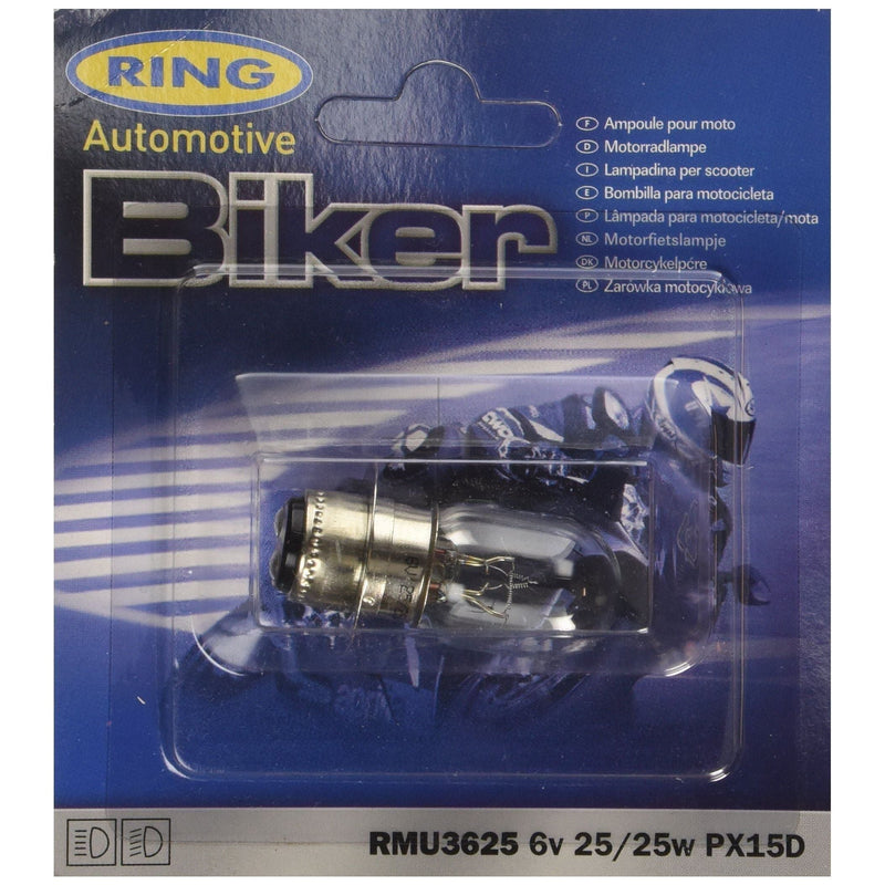 Ring Automotive RMU3625 6V 25/25W Px15D Headlamp Ring  - Dynamic Drive