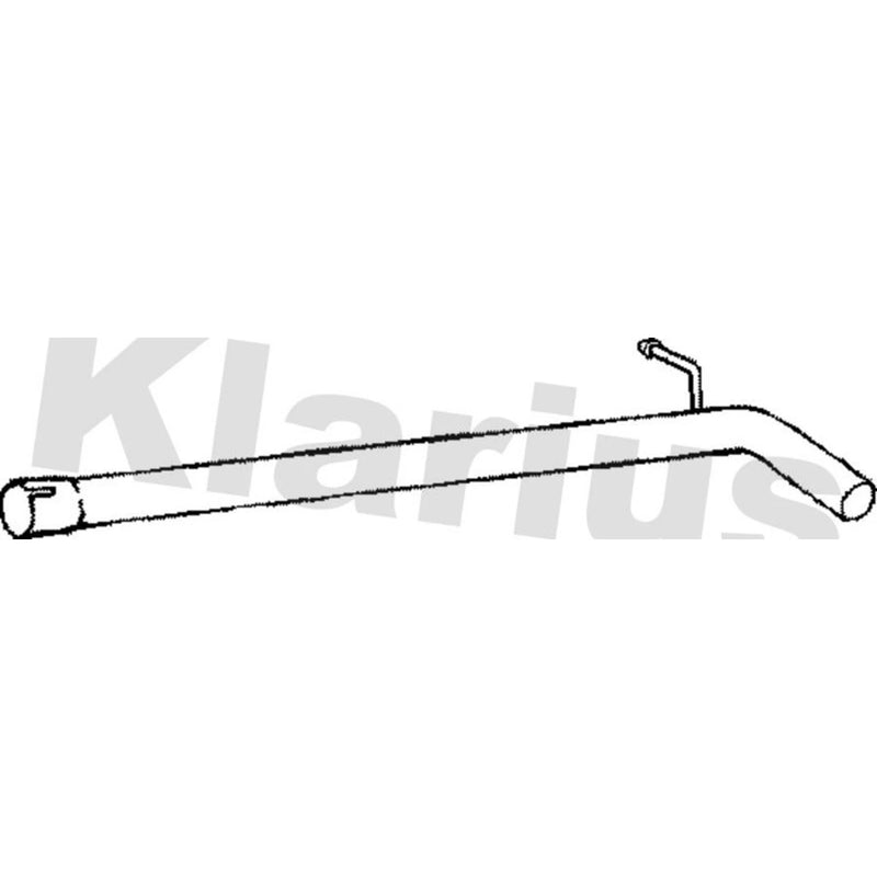 Klarius Exhaust Pipe OD fits Skoda Roomster 2006-2010 1.4 1.9