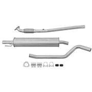Hella Middle Silencer fits Opel Corsa C 2000-2009 1.2 1.4