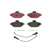 Brembo 4 x Front Brake Pad Set fits Fiat 500 2007 on 1.2