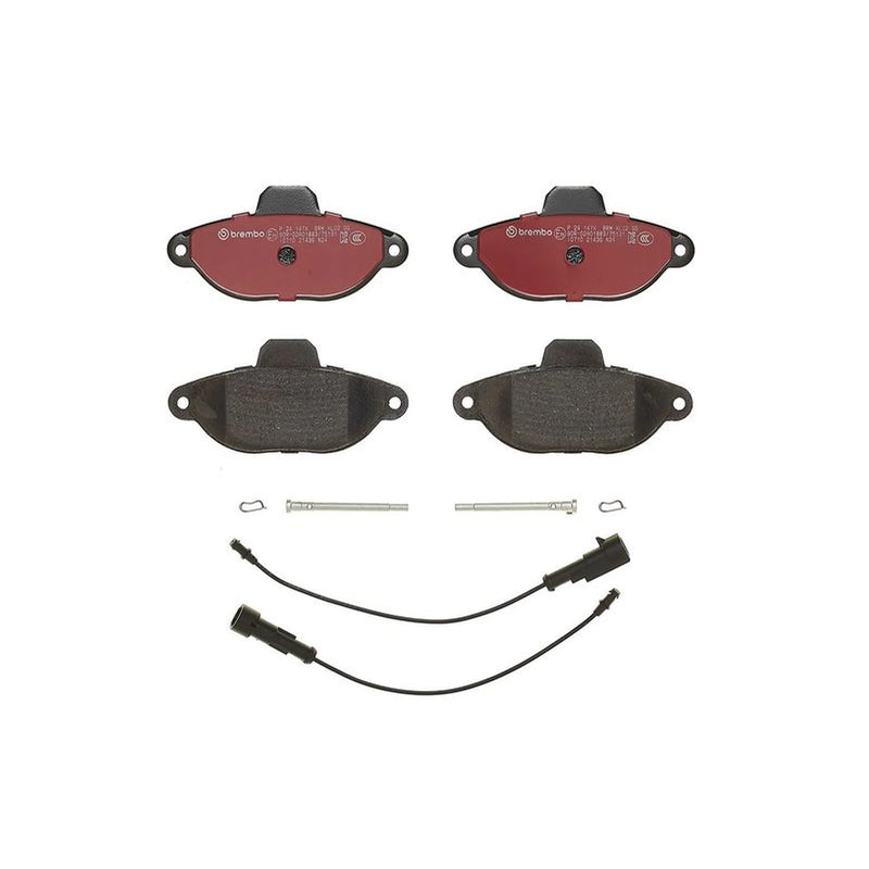 Brembo 4 x Front Brake Pad Set fits Fiat 500 2007 on 1.2