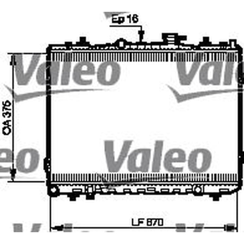 Valeo Engine Radiator 735523