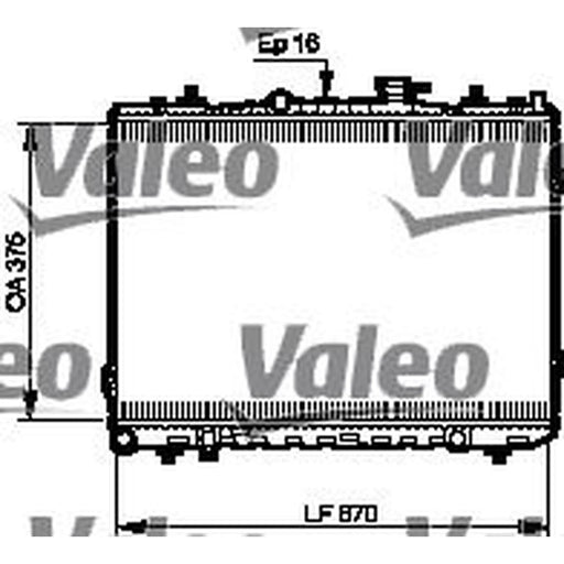 Valeo Engine Radiator 735523