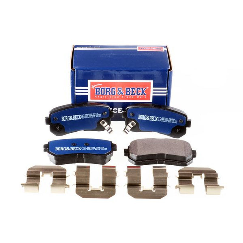 Borg & Beck Front & Rear Brake Discs & Pads fits Hyundai IX35 2009-2015