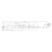 Borg & Beck Brake Hydraulic Hose Line Front BBH8938