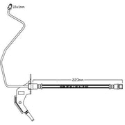 Juratek Brake Hydraulic Hose Line Rear Right JBH1129R
