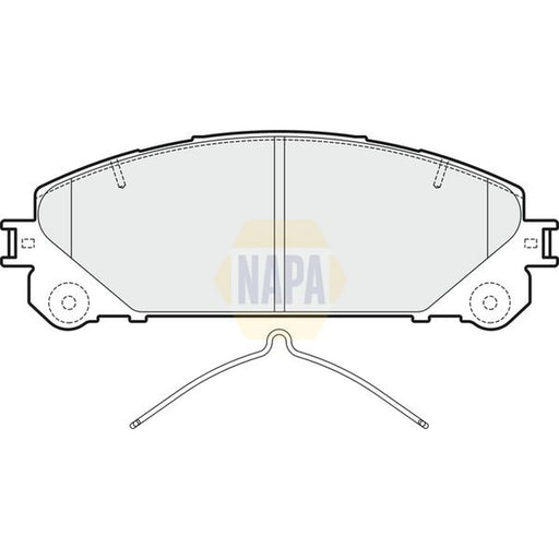 NAPA Front Brake Pad Set NBP1659