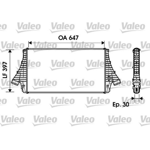 Valeo Intercooler (Charge Air Cooler) 817729