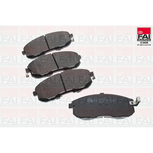 FAI Front Brake Pad Set fits Nissan Cube 2009-2010 1.5 1.6