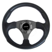320mm Black Moulded Steering Wheel + Boss fits Vauxhall Corsa 85>94 Mountney Classic  - Dynamic Drive