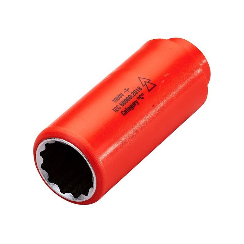Itl Insulated Insulated 1/2in Drive Deep Socket 24mm ITL Insulated - Dynamic Drive