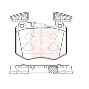 Apec Front Brake Pad Set fits Mercedes-Benz Glc 2015-2023