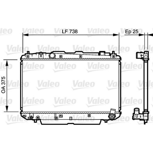Valeo Engine Radiator 734397