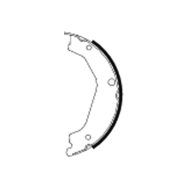 Mintex Parking Brake Shoe Set fits Hyundai Terracan 2001-2006 2.5 2.9 3.5