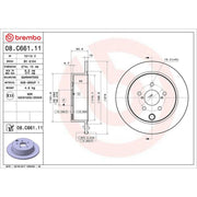 Brembo Front & Rear Brake Discs & Pads fits Subaru Forester 2012-2013 2.0 2.5