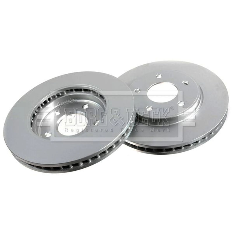 Borg & Beck Front & Rear Brake Discs & Pads fits Nissan Leaf 2010-2017
