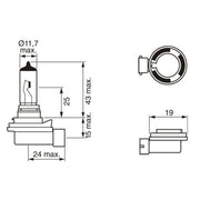 Bosch Eco H8 H8 12V 35W Pgj19-1-Eblbh8 1 987 302 805