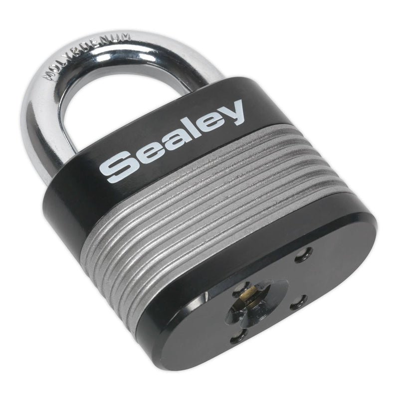 Sealey Zinc Coated Steel Body Padlock 63mm Sealey - Dynamic Drive