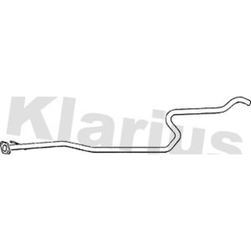Klarius Exhaust Pipe OD fits Ford Courier Box Body/Mpv 1996-2003 1.3