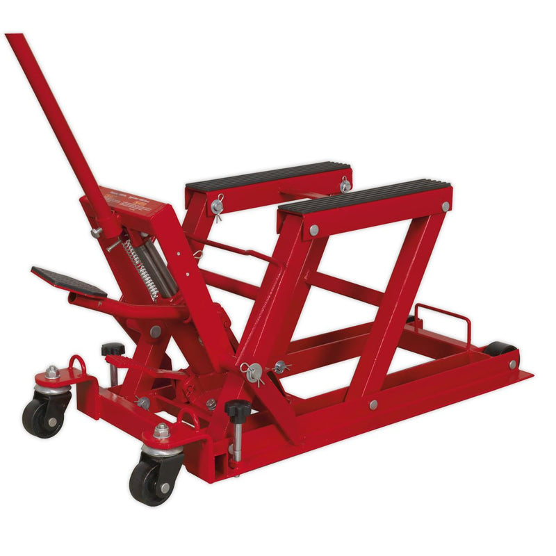 Sealey Motorcycle & Quad Lift 680kg Capacity Hydraulic MC480 Sealey - Dynamic Drive