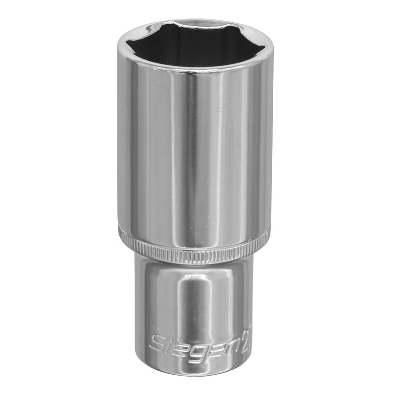 Sealey WallDrive Socket 27mm Deep 1/2"Sq Drive S0681 Siegen by Sealey - Dynamic Drive