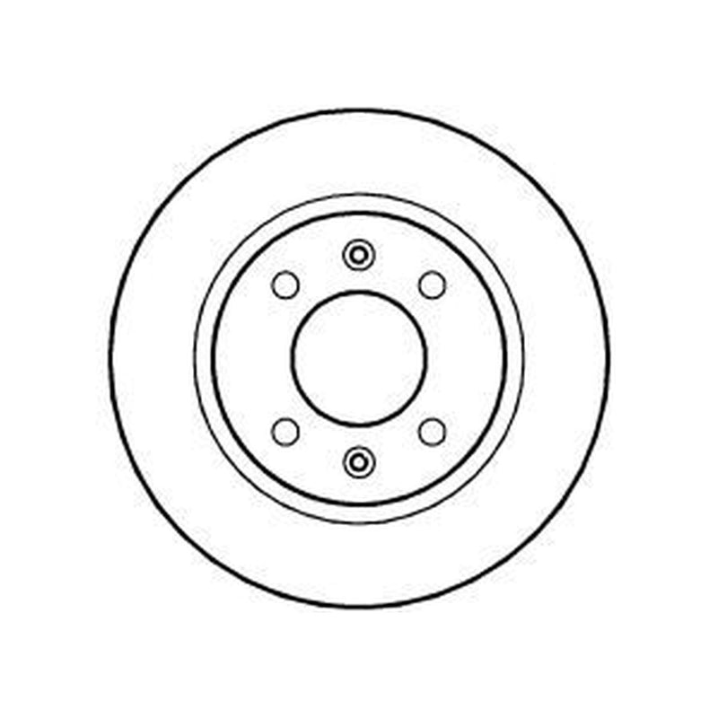 Abtex 2 x Vented Brake Discs fits Hyundai Getz 2002-2010 1.1 1.3 1.4 1.5 1.6