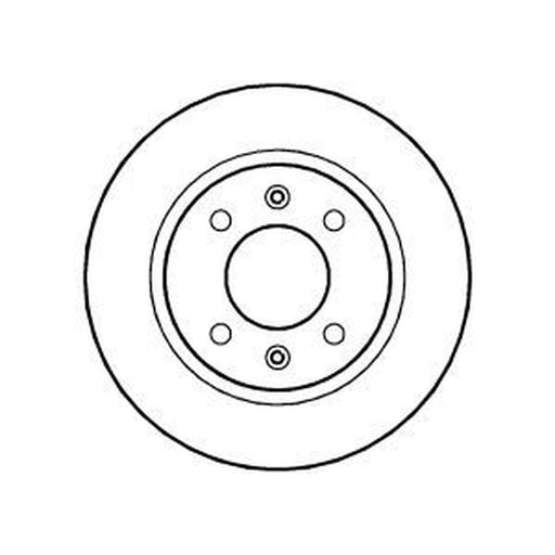 Abtex 2 x Vented Brake Discs fits Hyundai Getz 2002-2010 1.1 1.3 1.4 1.5 1.6