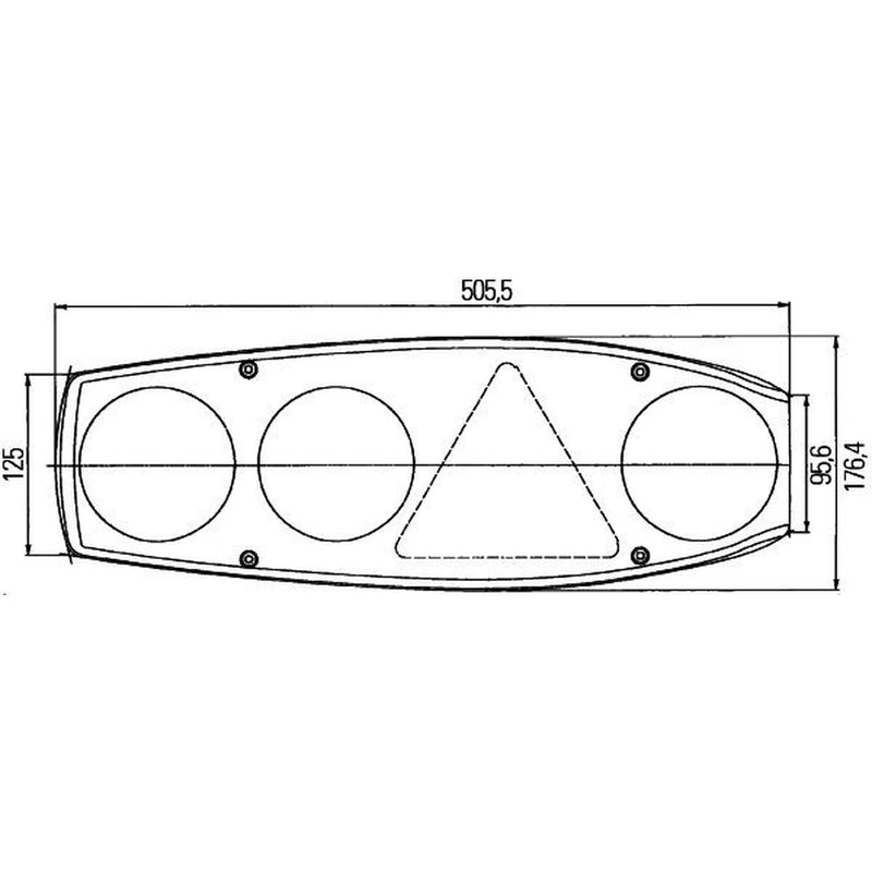 Hella Tail Light / Lamp PY21W Left