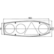 Hella Tail Light / Lamp P21/5W Right