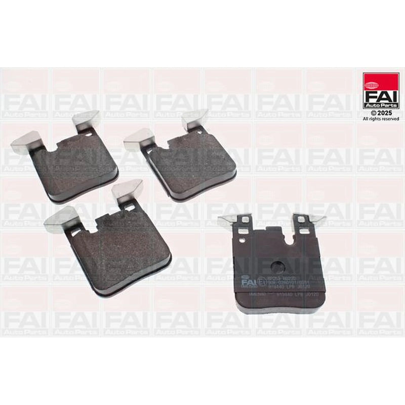 FAI Rear Brake Pad Set fits BMW 1 Sports Hatch 2011-2019