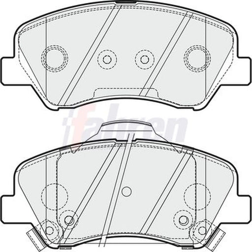 Fahren Front Brake Pad Set FBP3361