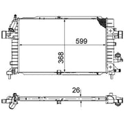 Mahle Engine Radiator CR 920 000P