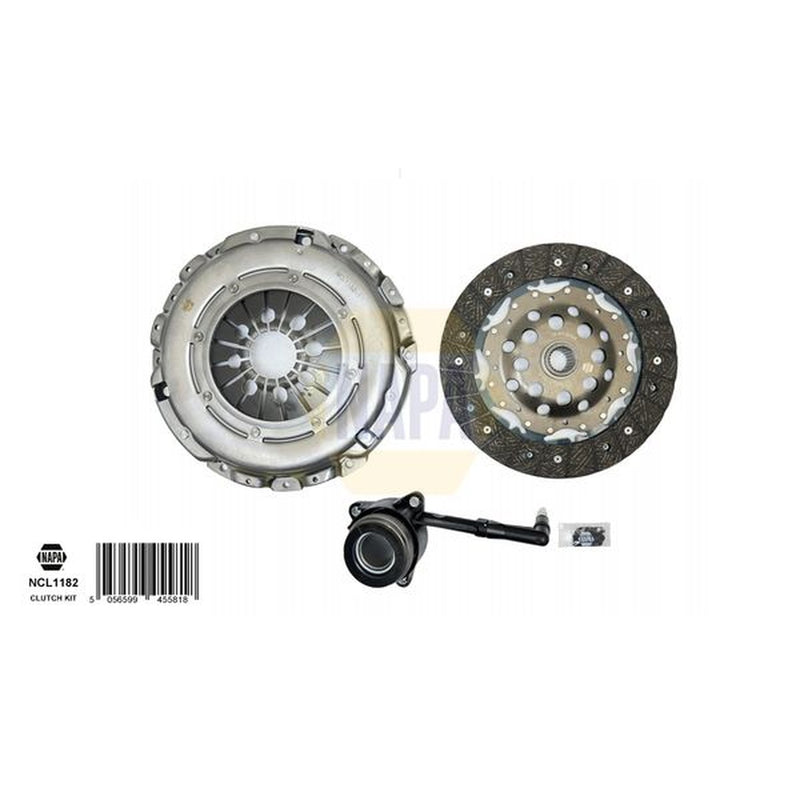 NAPA Clutch Kit Set 3pc fits Audi A3 2003-2013 2.0