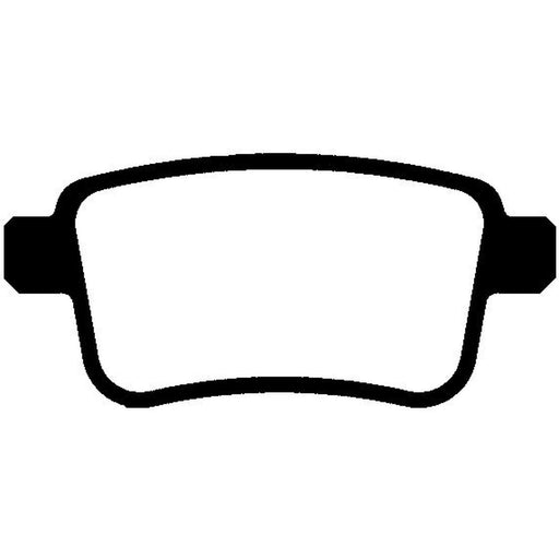 Abtex Rear Brake Pad Set fits Mercedes-Benz Citan Dualiner 2012-2021