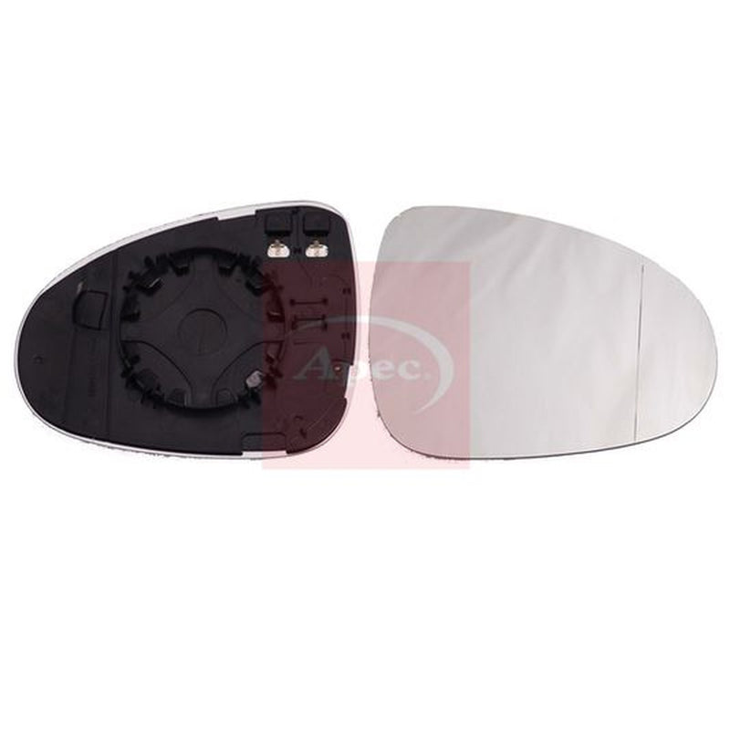 Apec Exterior Wing Mirror Glass Right fits VW Touareg 2010-2018 3.0 3.6 4.2