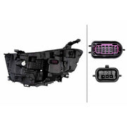 Hella Headlight Headlamp LED Right fits Renault Kadjar 2015-2016 1.2 1.5 1.6