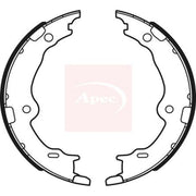 Apec Parking Brake Shoe Set fits Lexus Ls 2006 on