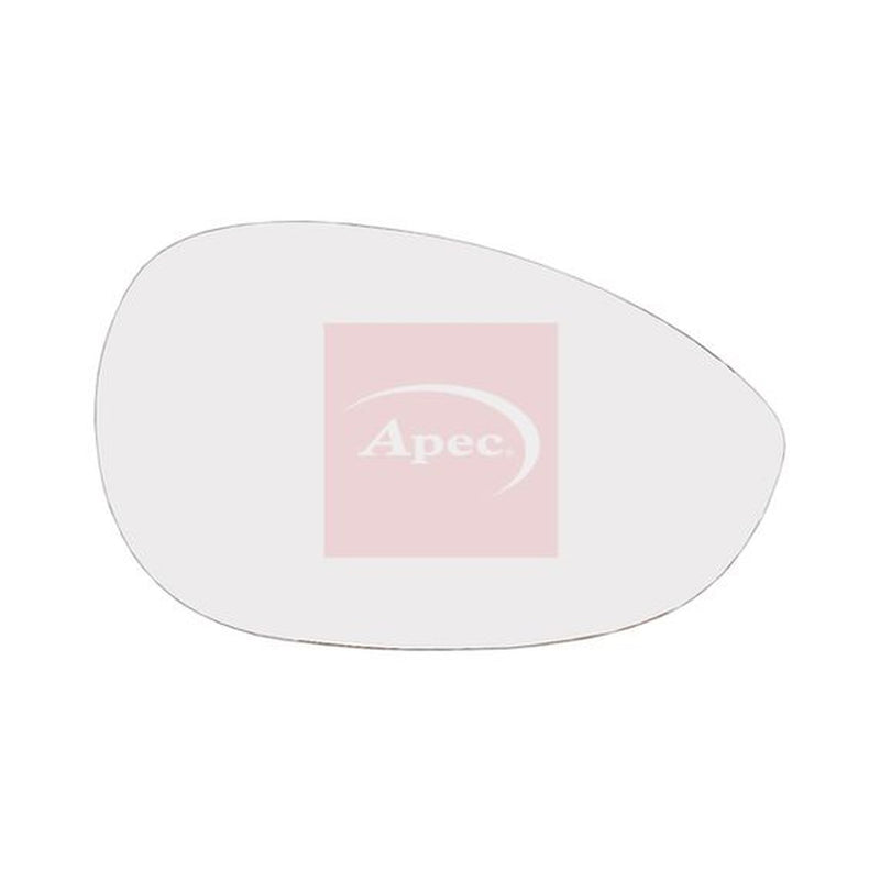 Apec Exterior Wing Mirror Glass Right fits Abarth 500 / 595 / 695 2008 on 1.4