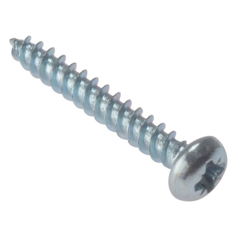 Forgefix General Purpose Pozi Compatible Screw Round Head TT ZP 1in x 6 Box 200 ForgeFix - Dynamic Drive