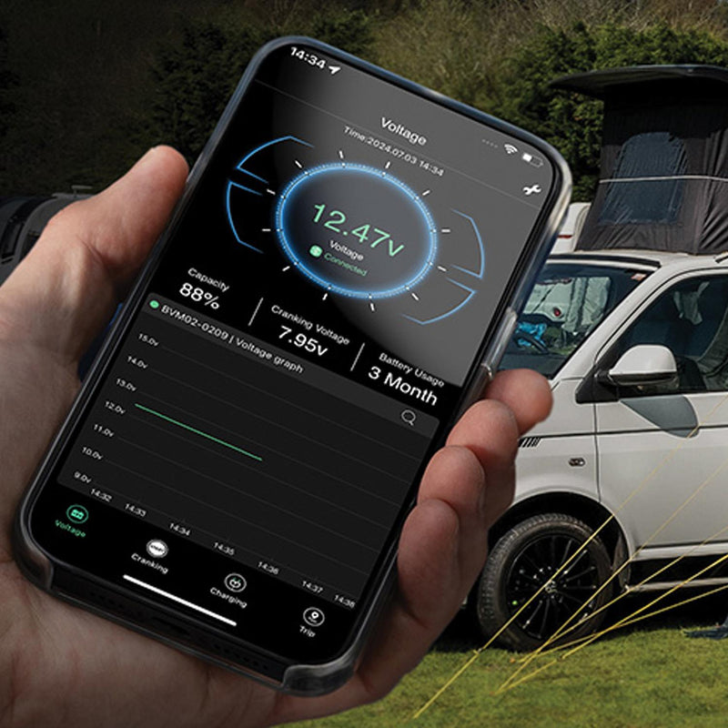 Maypole Bluetooth Smart Battery Health Monitor – 12/24V AGM, GEL, Lead Acid & Lithium Ion Batteries Town Tools - Dynamic Drive