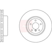 Apec 2 x Vented Brake Discs fits BMW Z4 Roadster 2009-2016