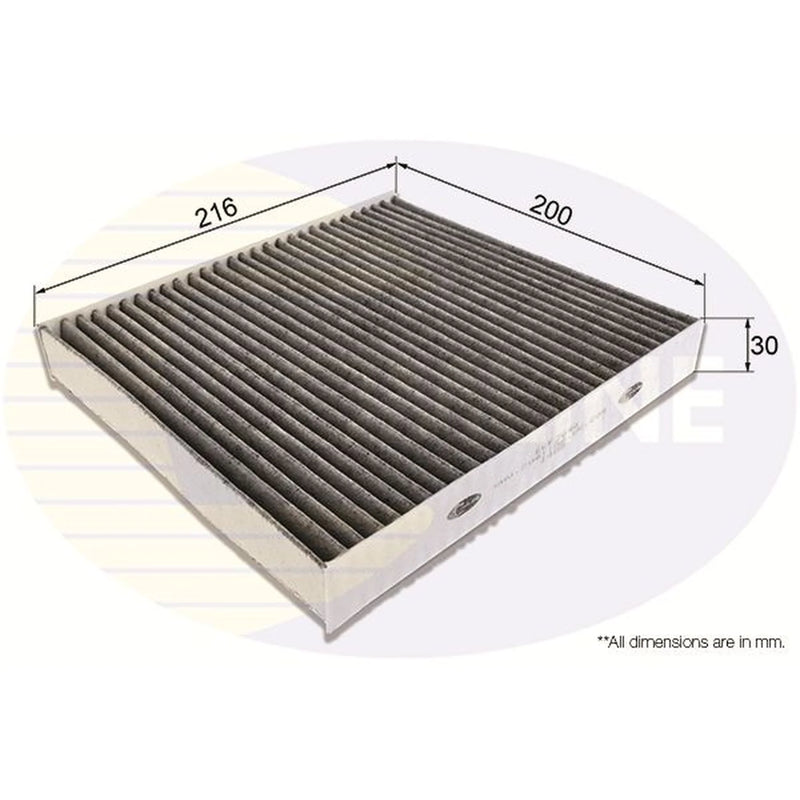 Comline Cabin Air Filter (Pollen Filter) fits Citroën C-Crosser 2007-2012
